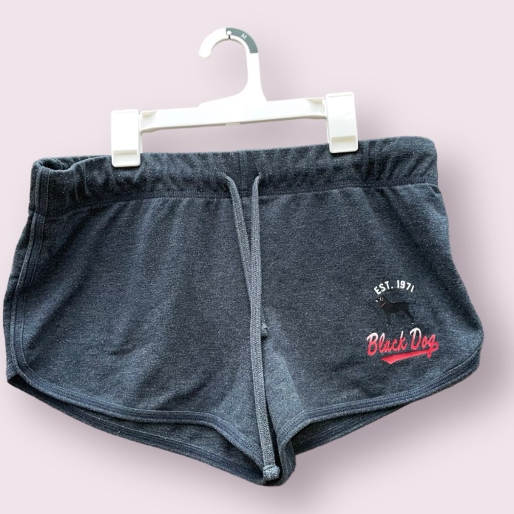 The Black Dog Lounge Shorts, Heather Gray, Size Large